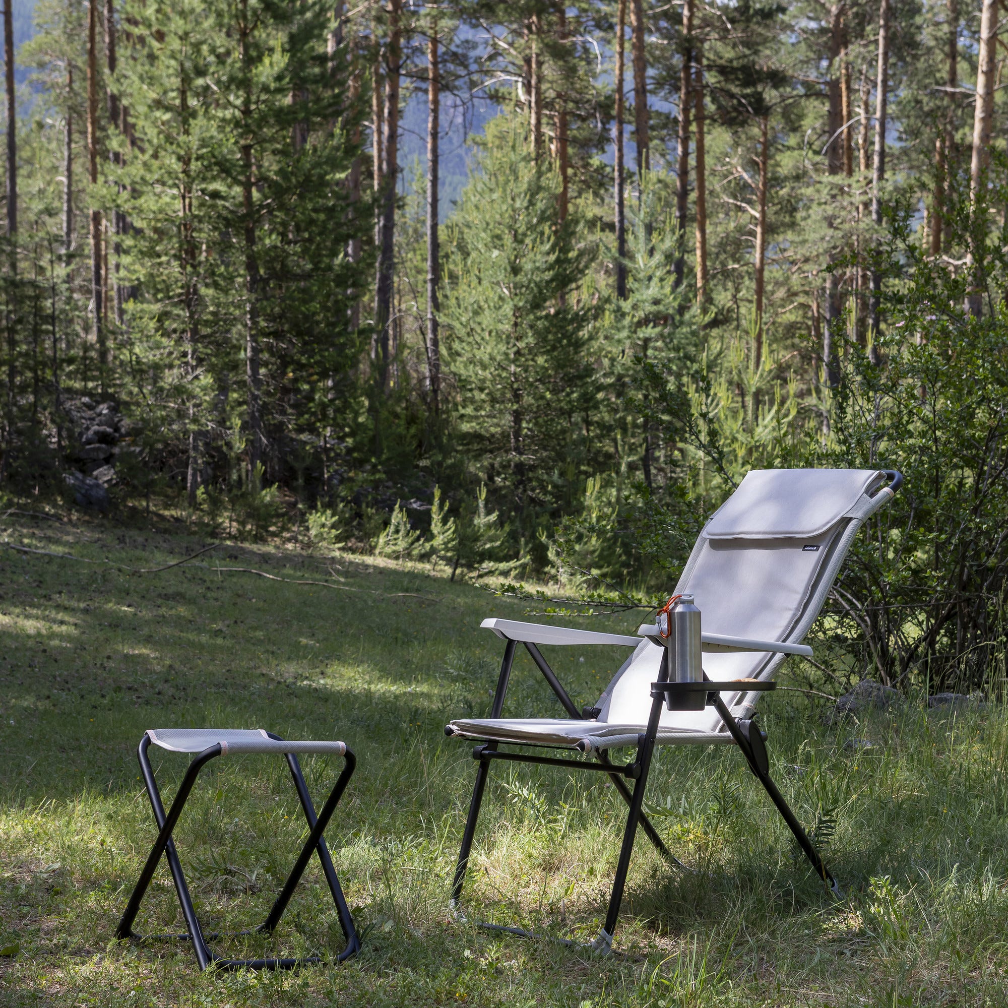 Porte-Gobelet pour fauteuil relax - Relax, Zen-It, Cham Elips, Low Elips, Alu Cham, Alu Low - Polymère - Noir Noir