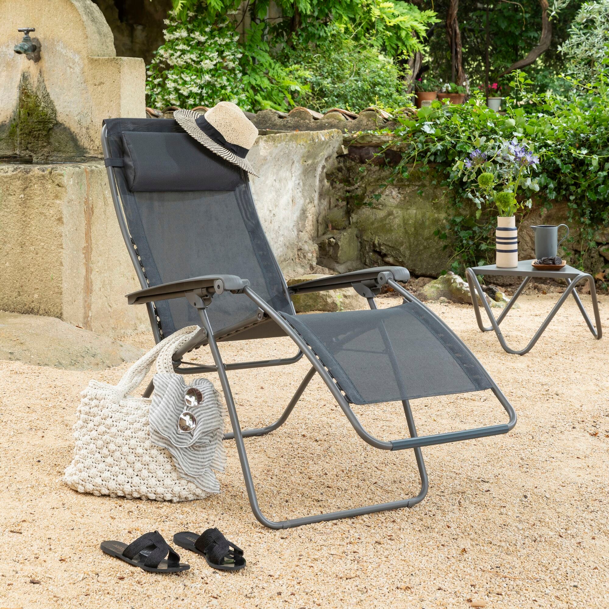 Zero-Gravity Relaxstoel - Rsxa Clip - Batyline® Iso - Zwart Noir