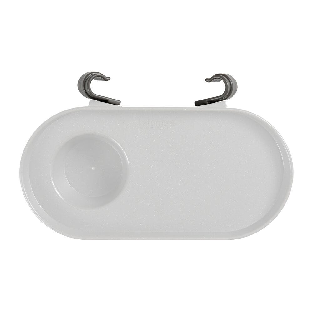 Attache Porte-Gobelet (x2) -  - Polymère - Gris Titane
