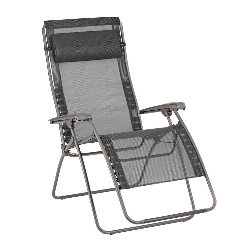Fauteuil Relax Zéro Gravité - XL - Rsxa Clip XL - Batyline® Iso - Noir Noir
