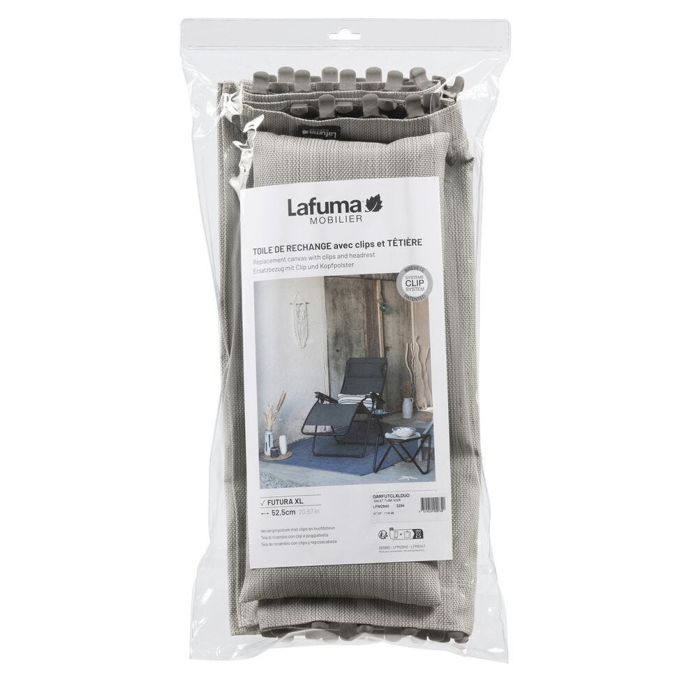 Vervangingsset Relaxstoel XL : 53 cm - Rsx XL/Futura XL -  - Grijs Galet