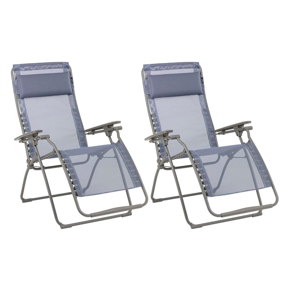 Batch van 2 relaxstoelen - Futura - Batyline® Iso - Blauw Ocean